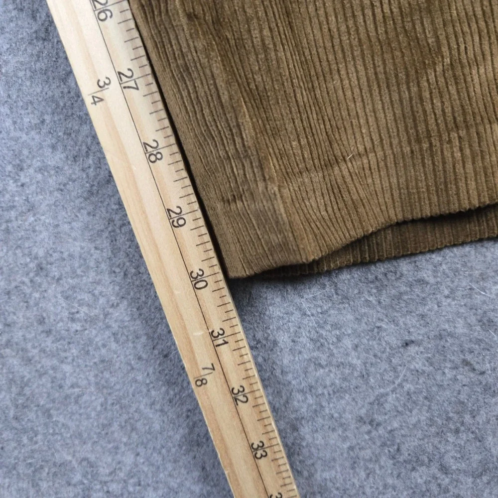 Vintage Levi's Sta-Prest Slacks Young Men 34x30 Brown Corduroy Pants Flare 70s